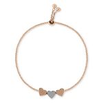 RADLEY Hello Love Ladies 18ct Rose Gold Plated Silver Adjustable Bracelet RYJ3096S-CARD, One Size