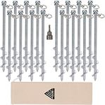 Ground Anchors Screw in - 12" Set o