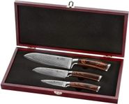 Wakoli Damascus Kitchen Knife Set, 