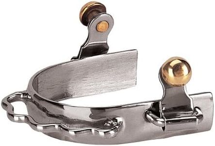 Weaver Leather womens Barrel horse spurs, Silver, Women's US, 1 Pair