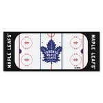 Fanmats NHL Toronto Maple Leafs Nylon Face Football Field Runner