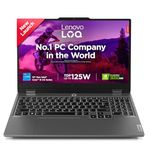 Lenovo LOQ 2024 Intel Core i5-12450HX 15.6" (39.6cm) 144Hz 300Nits FHD IPS Gaming Laptop (24GB/512GB SSD/Win 11/NVIDIA RTX 3050 6GB Graphics/1Yr ADP Free/MSO 21/3 Mon Game Pass/Grey/2.4Kg), 83GS0098IN