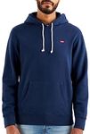 Levi's Men's Sweatshirt Hoodie, Dress Blues, S