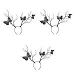 minkissy 3pcs Branch Hair Band Bran