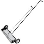 Master Magnetics MFSM24RX Magnet Sweeper Heavy Duty Push-Type with Release, 24-Inch Sweeping Width, 1 Each