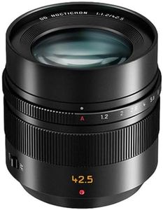 Panasonic LUMIX G LEICA DG NOCTICRON LENS, 42.5MM, F1.2 ASPH., PROFESSIONAL MIRRORLESS MICRO FOUR THIRDS, POWER OPTICAL I.S., H-NS043 (USA BLACK)