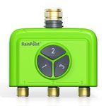 RAINPOINT Smart WiFi Water Timer 3 Zone without Hub, Garden Hose Irrigation Controller, Works with HWG023 Gateway, Automatic/Manual Watering System for Lawn and Outdoor Plants