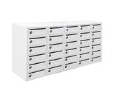 FixtureDisplays? 30-Slot Cell Phone Storage Station Lockers with 5.5"L Slot Works for iPad Mini, Assignment Mail Slot Box 15254-NEW No Charging Capability - for Charging Lockers Purchase SKU 15252.