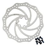 Boenoea Bicycle Disc Brake Rotor 140mm 160mm 180mm 203mm Bike Rotors with 6 Bolts for MTB Mountain Road Bikes BMX