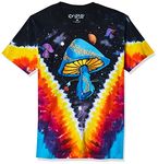 Liquid Blue Men's Plus-Size Space Shroom T-Shirt, Tie Dye, X-Large