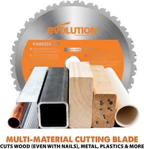 Evolution Rage 5-S Table Saw – 255mm Multi-Material Cutting
