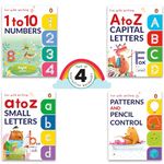 Fun with Writing (Pack of 4 Books) (Penguin Early Learning Series): A set of 4 Activity Books for PreSchool Kids, Toddlers