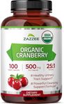 Zazzee USDA Organic Cranberry 25:1 