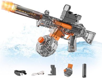 Electric Water Gun – Automatic 26FT Powerful Water Pistol, Large Capacity, Grey