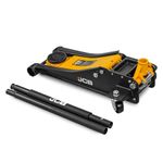 JCB 2.5 Tonne Automotive Low-Profile Double-Pump Trolley Jack, 505mm Max. Height | 3 Year Warranty