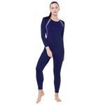 Veloz Align I Sun Protected I I Quick Drying I Anti Chafing I 4 Way Stretch Linning to Avoid Dicomfort I Padded Swim Suit I Navy