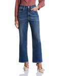 Symbol Premium Women's Straight Jeans (SBP-AW24-WJNS-507_Blue_36)