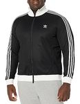 adidas Originals Men's Adicolor Classics Beckenbauer Track Top, Black/White, X-Small