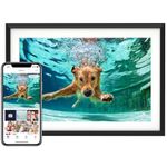 Euphro 10.1 Inch Digital Photo Frame, WiFi Picture Frame with 1280x800 IPS Touchscreen, 32GB Storage, USB-C Powered, Uhale App for Instant Private Sharing