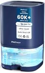 Pro Breeze 1000ml Dehumidifier for Bathroom - Quiet, Portable & Small Air Dehumidifier for Bedroom Mould, Damp & Moisture - with 4-Hour Timer, Auto Shut-Off & LED Changing Lights - Blue