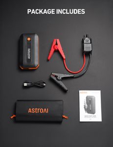AstroAI 12V Jump Starter – Portable Car Battery Booster