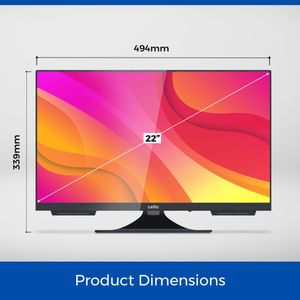 Cello 22" Traveller Smart TV – 12V, HD Ready, Compact LED