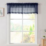 Simplebrand Navy Valances 14 Inches