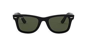 Ray-Ban RB4340 Wayfarer Ease Square Sunglasses, Black/G-15 Green, 50 mm