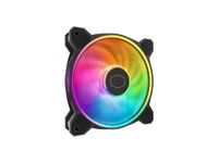 Cooler Master MasterFan MF120 Halo² Fan, Duo-Ring ARGB Gen 2 LED Rings, 120mm 2050rpm Dynamic PWM, Enlarged Fan Blades, Hybrid Frame for PC Case, Liquid and Air Cooler (MFL-B2DN-21NP2-R2)