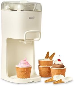 Dash Soft Serve Ice Cream Machine - Frozen Dessert Machine for Soft Serve, Froyo, Sorbet, and Fruit Whips - Compact Design - Features Double Insulated Freezer Bowl - 1-Pint Capacity
