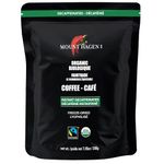 Mount Hagen 7.05oz Organic Freeze Dried Instant Decaf Coffee | Made From Organic Medium Roast Arabica Beans | Fair-Trade, Eco-friendly Instant Decaffeinated Coffee in Resealable Pouch Bag [7.05oz]