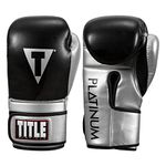 TITLE Platinum Prolific Training Gloves - Boxing Gloves, Boxing Training Gloves, MMA Gloves, Oz Training Gloves, Kickboxing Gloves, Punching Bag Gloves, Sparring Gloves (Black, 16oz)