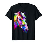 Colorful pop art horse portrait | Funny Horses T-Shirt