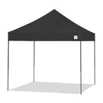 E-Z UP Pyramid Instant Shelter Canopy, 10 x 10-Feet, Black