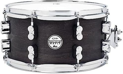 PDP By DW Black Wax Maple Snare Drum 7x13