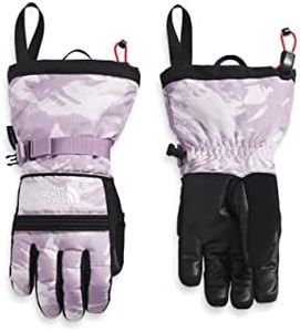 The North Face Women's Montana Ski Glove, Lavender Fog Tonal Mountainscape Print, Large