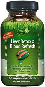 Irwin Naturals, Liver Detox & Blood Refresh Soft Gels, 60 Count