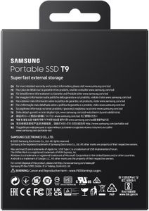 Samsung T9 Portable SSD 4TB – External Solid State Drive