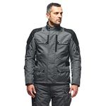 Dainese - Ladakh 3L D-Dry Jacket, Waterproof Motorcycle Touring Jacket, Protections On Shoulders And Elbows, 4 Seasons, Motorcycle Jacket For Men, Iron-Gate/Black, 44