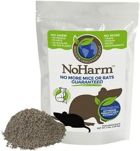 Advanced Rodent Control by NoHarm | Safe for Humans and Planet | Outdoor Granules | 3 lb. Bag