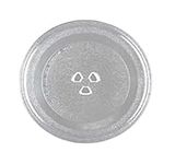 UTIZ 255mm | 10'' Inch Universal Microwave Turntable Glass Replacement Plate Tray with 3 Fixers Strong Durable Scratch-Resistant