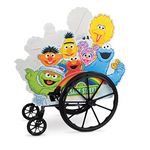 Disguise Sesame Street Adaptive Wheelchair Cover Costume Accessory, Official Sesame Street Rolling Costume for Wheelchair