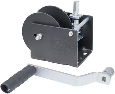 Dutton-Lainson Company - Worm Gear Winch (WG1500HEX) with 5/8" Hex Drive - Rust-Resistant Finish for Heavy Equipment, Lifting and Trailers - 1500 lb Capacity, 30:1 Gear Ratio, Drill or Manual Use