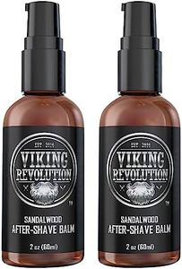 Luxury After-Shave Balm for Men - Premium After-Shave Lotion - Soothes and Moisturizes Face After Shaving - Eliminates Razor Burn for A Silky Smooth Finish - Sandalwood Scent (2 Pack)