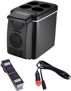 6L Car Fridge Freezer, Portable Camping Fridge Freezer Car Refrigerators for Camping, Driving, Picnic