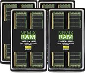 NEMIX RAM 128GB (8X16GB) DDR4 3200MHZ PC4-25600 2Rx8 1.2V 288-PIN ECC RDIMM Registered Server Memory KIT Compatible with Dell PowerEdge R750XS Rack Server