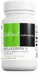 Davinci Labs Melatonin-3 - Sleep Supplement & Antioxidant & Immunity Support with 3 mg Melatonin* - Vegetarian - Gluten Free - 60 Capsules
