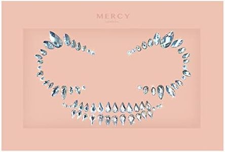 Skull Face Jewel by Mercy London. All In One Face Jewels Costume Accessories