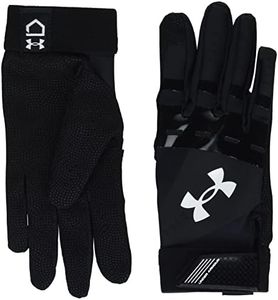 Under Armour Womens Radar Softball Gloves , (001) Black / Black / White , Medium