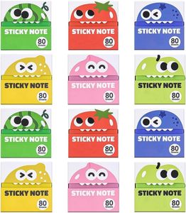 Transparent Pull Out Sticky Notes, Glitter Transparent Sticky Notes